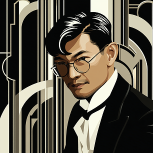 Biluoyuan Tea House illustration.