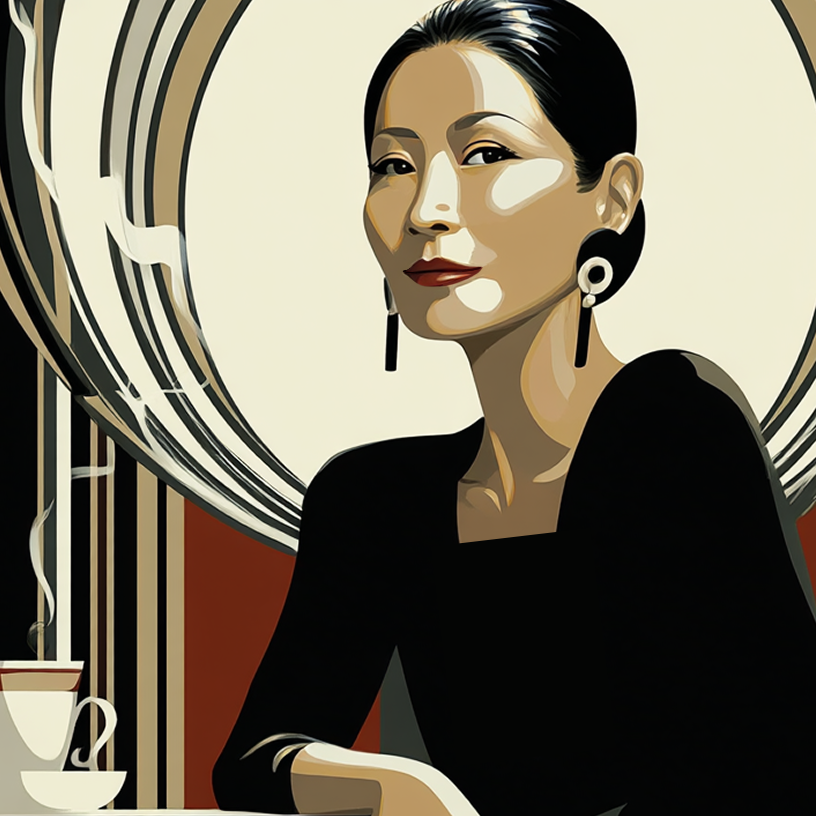 Red Oolong Tea Cooperative illustration.