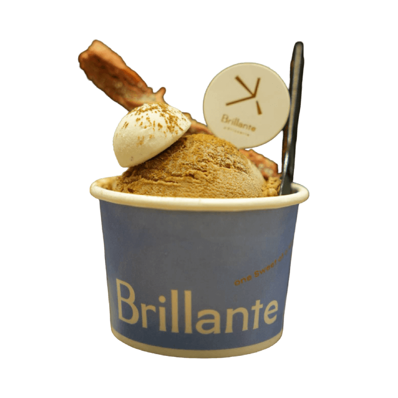 Red Oolong Cheese Cap Ice Cream.