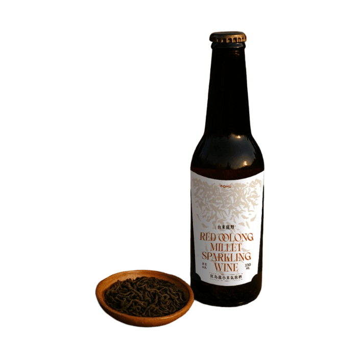 Red Oolong Millet Sparkling Wine.